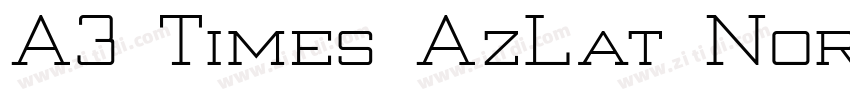 A3 Times AzLat Norma字体转换